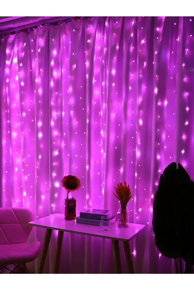 DDPEST 3 Metre Pembe AA Kalem Pilli Dekoratif Peri Led ( pil fiyata dahil değildir) - 2