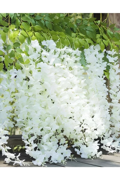 DDPEST 1 Adet Yapay Bi?tki? Sarkan Akasya Çi?çeği? 3 Dalli 110 Cm Boyu - 3