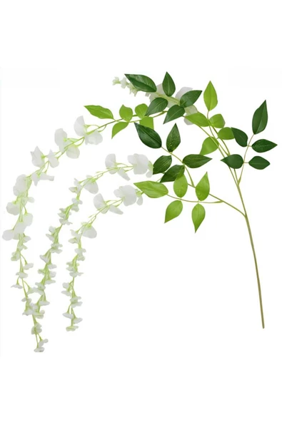 DDPEST 1 Adet Yapay Bi?tki? Sarkan Akasya Çi?çeği? 3 Dalli 110 Cm Boyu - 2