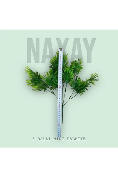 DDPEST 5 DALLI MİNİ PALMİYE MODEL YAPAY SAKSI AKVARYUM ARANJMANI - 2