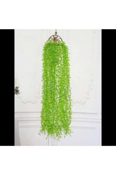 DDPEST Dekoratif Yapay Sarkan Ağlayan Söğüt Sarmaşık 1 Dal Yeşil Bitki - 2