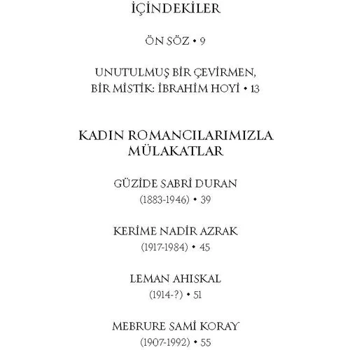 KADIN ROMANCILARIMIZLA MÜLAKATLAR ÖTÜKEN - 2