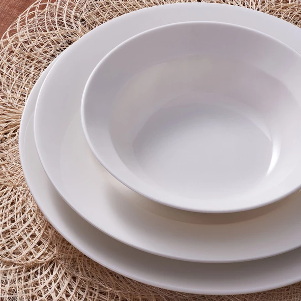 GÜRAL PORSELEN Yonca 24 Parça 6 Kişilik Yemek Takımı - 4