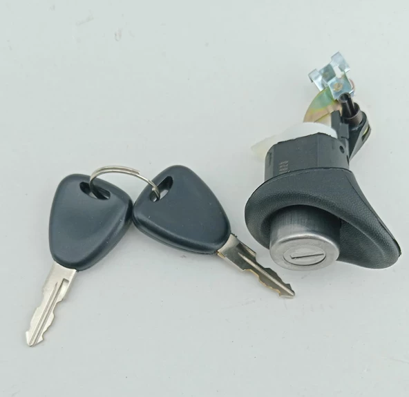 Bagaj Kapağı Gövde Arka Kilidi 2 Anahtar - Renault Twingo  Logan 7701367940 - Resim 4