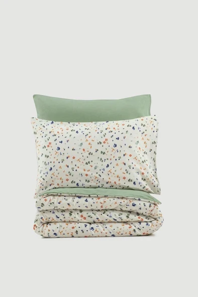 Cotton Box Petite Çift Kişilik Nevresim Takımı Lola Yeşil - 3