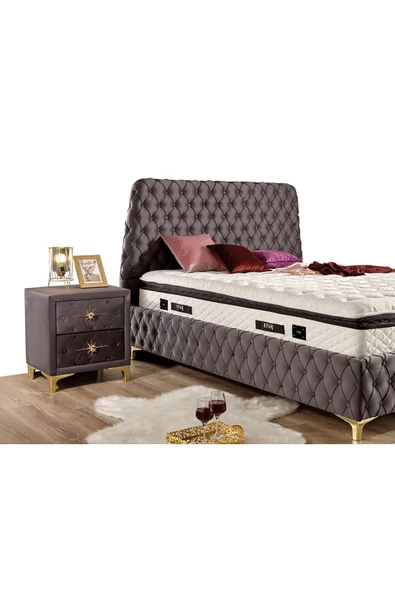 İmaj Elizabeth Baza Başlık (YATAK DAHİL DEĞİLDİR) Tek Kişilik 90x190 Cm - 3