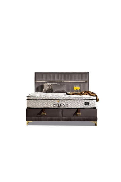 İmaj DELUXE BAZA+BAŞLIK ÇİFT KİŞİLİK 160x200 cm (FİYATA YATAK DAHİL DEĞİLDİR)