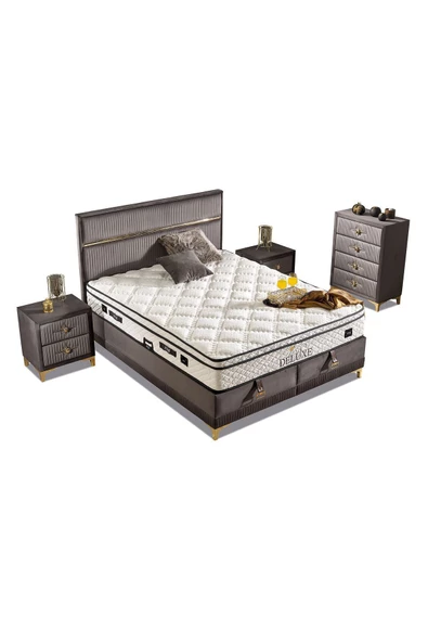 İmaj DELUXE BAZA+BAŞLIK TEK KİŞİLİK 90x190 cm (FİYATA YATAK DAHİL DEĞİLDİR) - 8