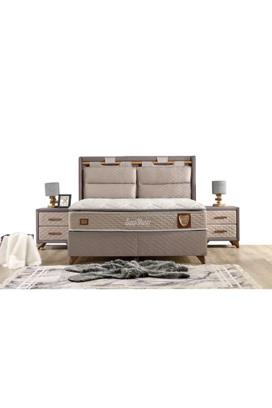 İmaj SLEEP MAKER BAZA+BAŞLIK ÇİFT KİŞİLİK 150x200 cm ( YATAK DAHİL DEĞİLDİR) - 5