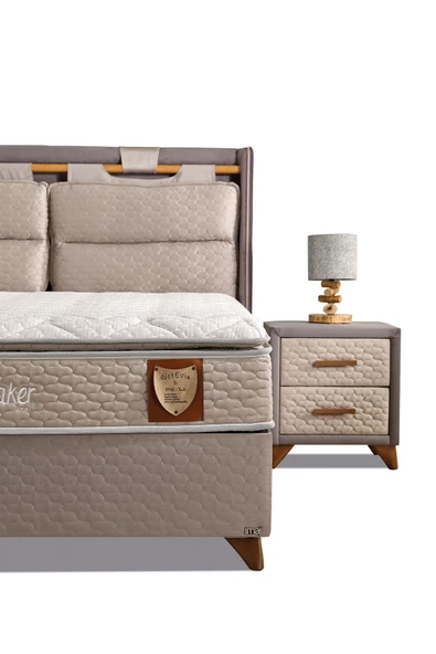 İmaj SLEEP MAKER BAZA+BAŞLIK ÇİFT KİŞİLİK 160x200 cm (FİYATA YATAK DAHİL DEĞİLDİR) - 2