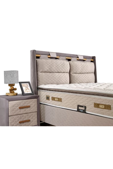 İmaj SLEEP MAKER BAZA+BAŞLIK ÇİFT KİŞİLİK 160x200 cm (FİYATA YATAK DAHİL DEĞİLDİR) - 3