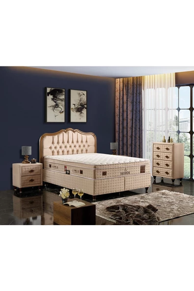 İmaj Visco Plus Set (baza+yatak+başlık) Çift Kişilik 180x200 Cm