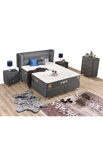 İmaj Organic Set (baza+yatak+başlık) Tek Kişilik 120x200 Cm - 2