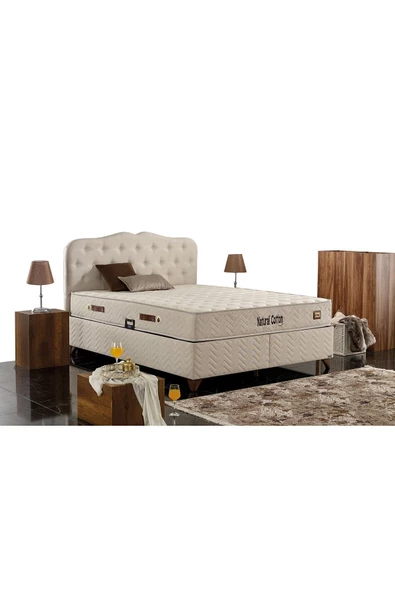 İmaj Natural Cotton Plus Set (baza+yatak+başlık) Tek Kişilik 90x200 Cm - 3