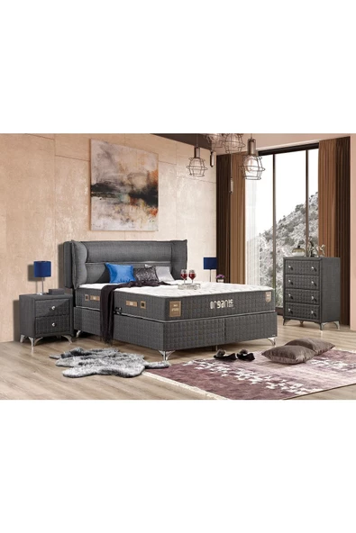 İmaj Organic Set (baza+yatak+başlık) Tek Kişilik 90x200 Cm