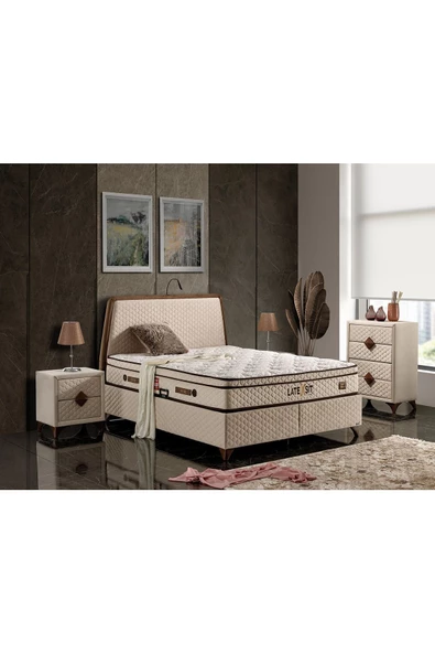 İmaj Latexsit Plus Set (baza+yatak+başlık) Çift Kişilik 160x200 Cm - 3