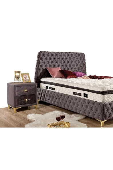 İmaj Elizabeth Set (baza+yatak+başlık) Tek Kişilik 100x200 Cm - 2