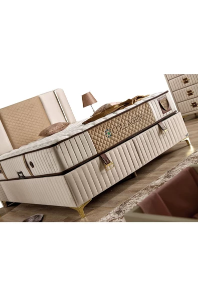 İmaj Collagen Set (baza+yatak+başlık) Çift Kişilik 160x200 Cm - 2