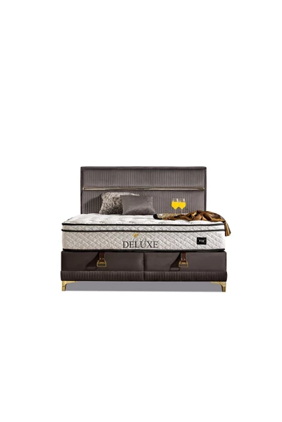 İmaj Deluxe Set (baza+yatak+başlık) Çift Kişilik 140x200 Cm