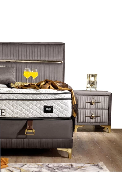 İmaj Deluxe Baza Tek Kişilik 90x200 Cm (YATAK VE BAŞLIK FİYATA DAHİL DEĞİLDİR)