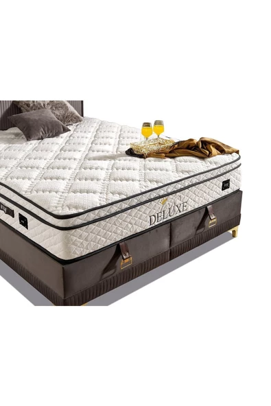 İmaj Deluxe Yatak Çift Kişilik 140x200 Cm (BAŞLIK VE BAZA FİYATA DAHİL DEĞİLDİR)