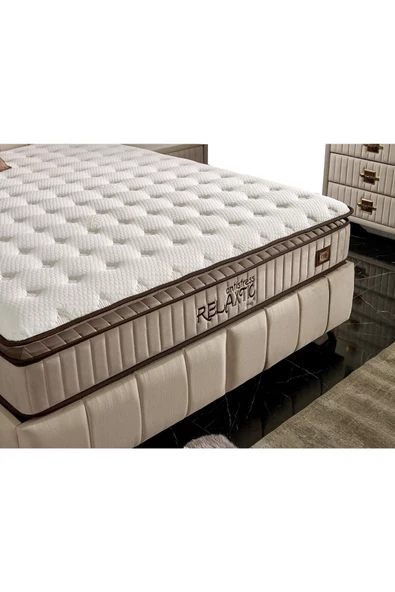 İmaj Antistress Relaxtic Plus Yatak Çift Kişilik 180x200 Cm (BAZA VE BAŞLIK FİYATA DAHİL DEĞİLDİR)