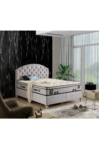 İmaj Zinc Plus Yatak Çift Kişilik 150x200 Cm (BAŞLIK VE BAZA FİYATA DAHİL DEĞİLDİR)