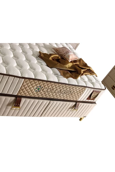 İmaj Collagen Yatak Çift Kişilik 200x200 Cm (BAŞLIK VE BAZA FİYATA DAHİL DEĞİLDİR)