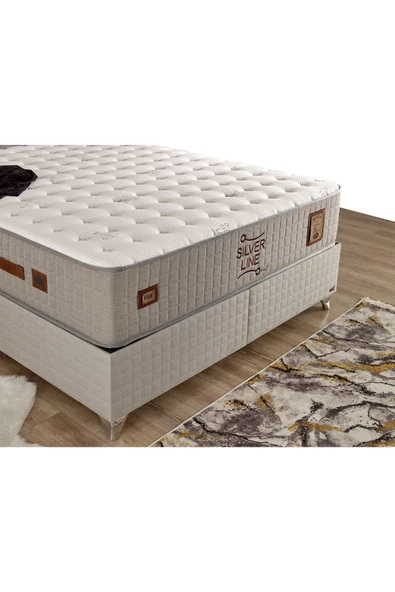 İmaj Silver Line Yatak Çift Kişilik 180x200 Cm (BAŞLIK VE BAZA FİYATA DAHİL DEĞİLDİR) - 3