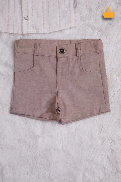 Babydola Erkek Bebek Çocuk Şortlu Takım 15102 - 4