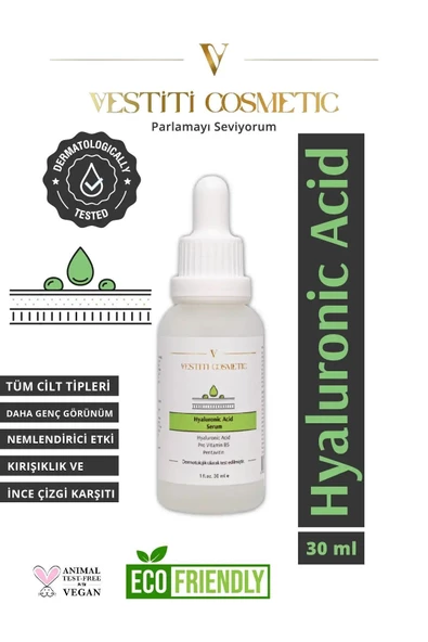 VESTİTİ COSMETİC,AHA BHA Tonik - Hyaluronic Acid Serum - C Vitamini Serum 3’lü Set - 2