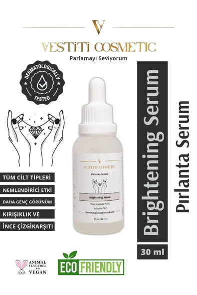 VESTİTİ COSMETİC,AHA BHA Tonik - Brightening Serum 2’li Set - 3