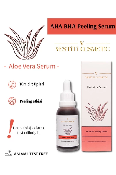 VESTİTİ COSMETİC,ALOE VERA PEELING - AHA BHA PEELING SERUM - 2