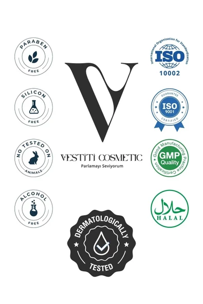 VESTİTİ COSMETİC,AHA BHA Tonik - Hyaluronic Acid Serum - C Vitamini Serum 3’lü Set - 6