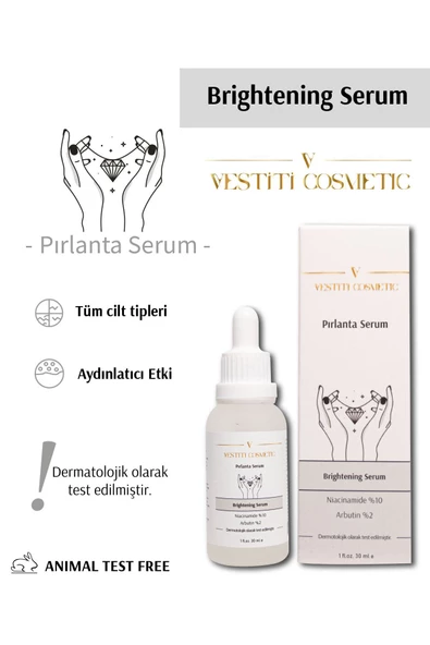 VESTİTİ COSMETİC,Aha Bha Serum Hyaluronic Acid Brightening Serum - 5