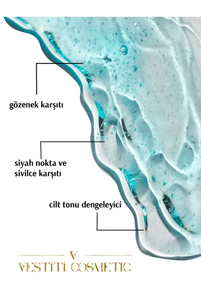 VESTİTİ COSMETİC,ARI SİLİ - AHA BHA Temizleyici ve Gözenek Sıkılaştırıcı - 4