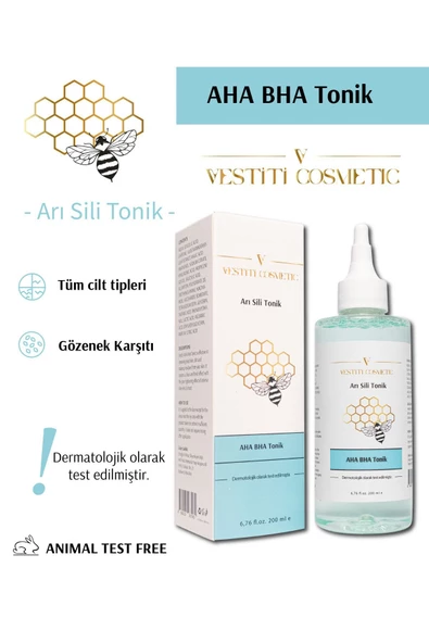 VESTİTİ COSMETİC,ARI SİLİ - AHA BHA Temizleyici ve Gözenek Sıkılaştırıcı - 2