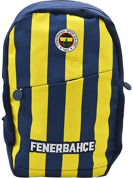 Me Çanta 3 Bölmeli Fenerbahçe Çubuklu Forma Desenli Okul Sırt Çantası 24756