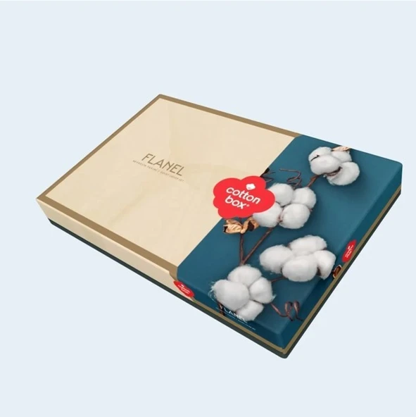 Cotton Box Flanel Nevresim Takımı Tek Kişilik Roof Mavi - 3