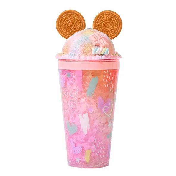 Mickey Kulak Matara Çift Katmanlı Soğutucu Saklama Kabı 450ml - 5