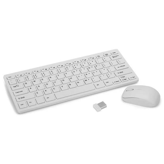 Welio M108A 10.1" Uyumlu Kablosuz Wireless Pilli Klavye Mouse Seti - Beyaz