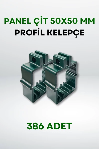 Panel Çit 50x50 MM Profil Kelepçe (386 Adet) - 2
