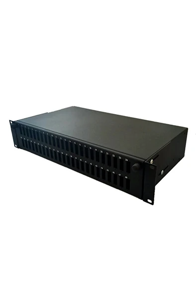 2U 19 İNCH 48 PORT SCD FİBER OPTİK RACK TİPİ PATCH PANEL