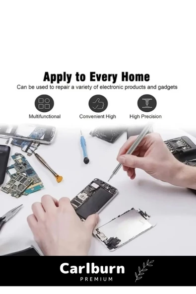 Özel Üretim Dayanıklı Güvenilir Ergonomik Başlıklı Pratik Taşınabilir 25 Parça Tornavida Seti - 4