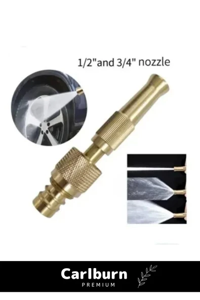 Premium Seri 15mm Bahçe Araba Dış Cephe Balkon Yüksek Basınçlı Ayarlanabilir Hortum Başlığı - 3