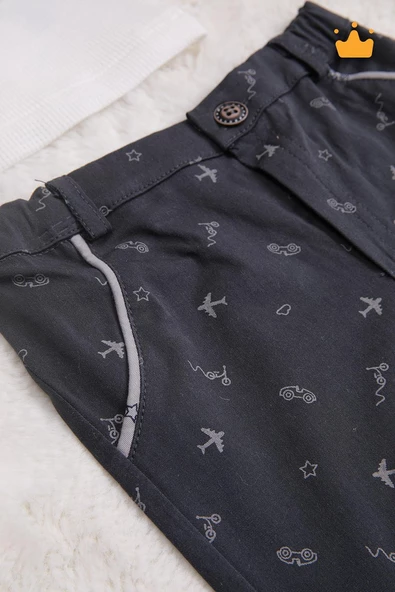 %100 Pamuk Triko Kız Erkek Bebek Çocuk Şortlu Takım 15031 - 5