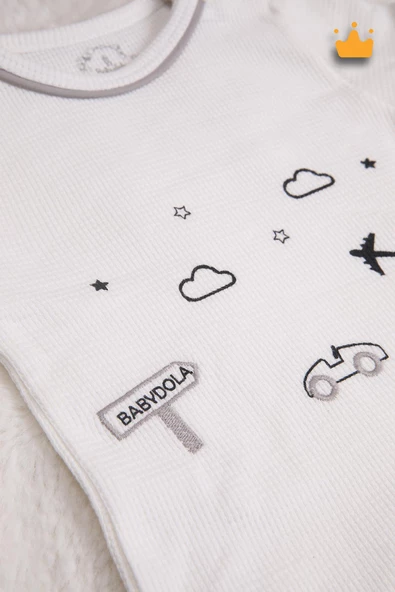 %100 Pamuk Triko Kız Erkek Bebek Çocuk Şortlu Takım 15031 - 3