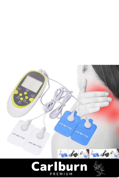Premium Portatif Dijital Kolay Kullanım Temizlenebilir Fizik Tedavi Pedli Masaj Aleti Tens Cihazı - 2