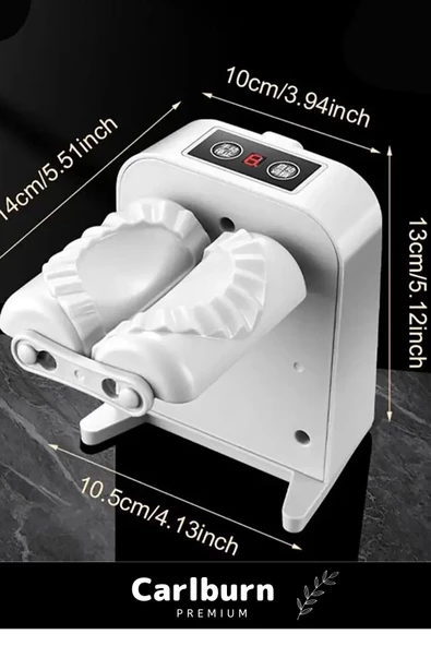 Premium Seri 1300mAh Usb Şarjı ile 1500 İşlem Yapabilen Kaymaz Tam Otomatik Hamur Ravioli Makinesi - 3