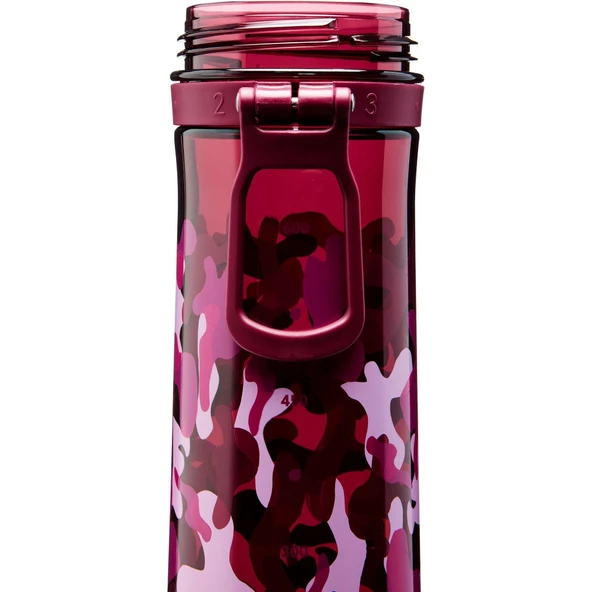 Aladdin 10-10894-004 Sports Tracker Su Takipli Tek El Su Matarası 0,80 Lt Bordo - 5